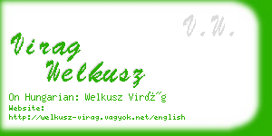 virag welkusz business card